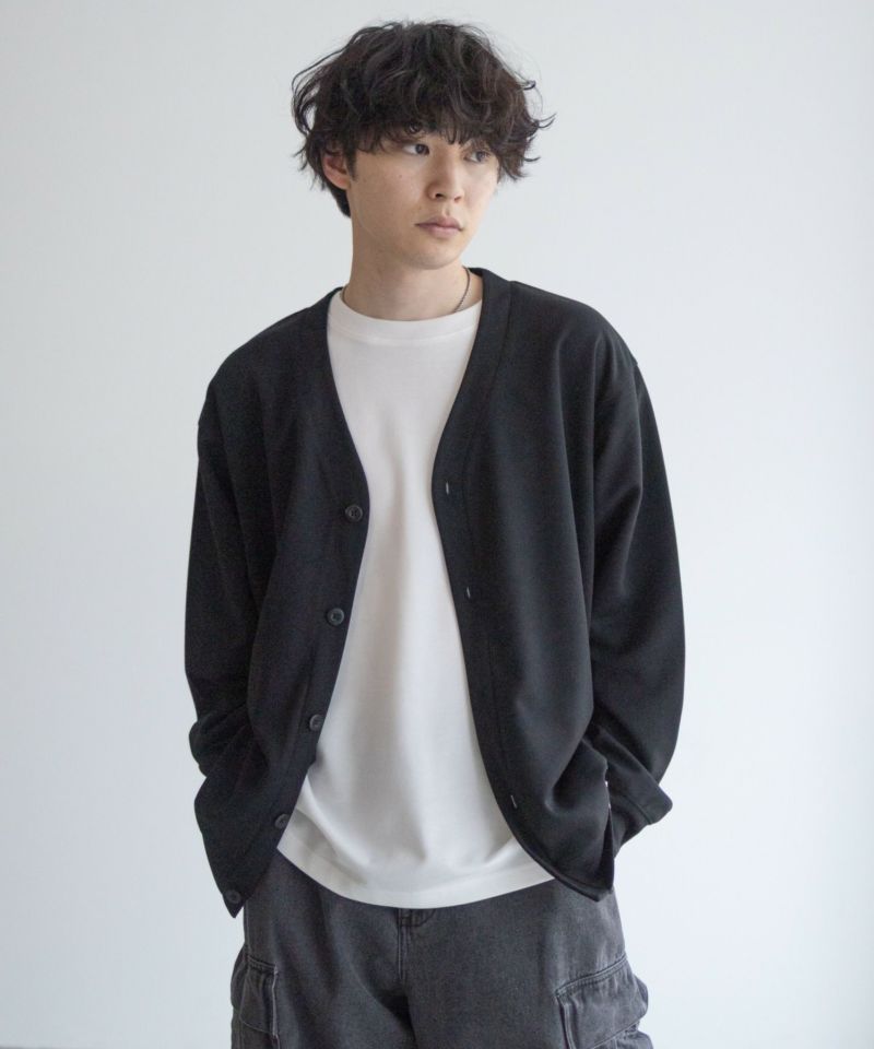 NAVY  ジョーゼットカーディガン メンズ商品画像-2