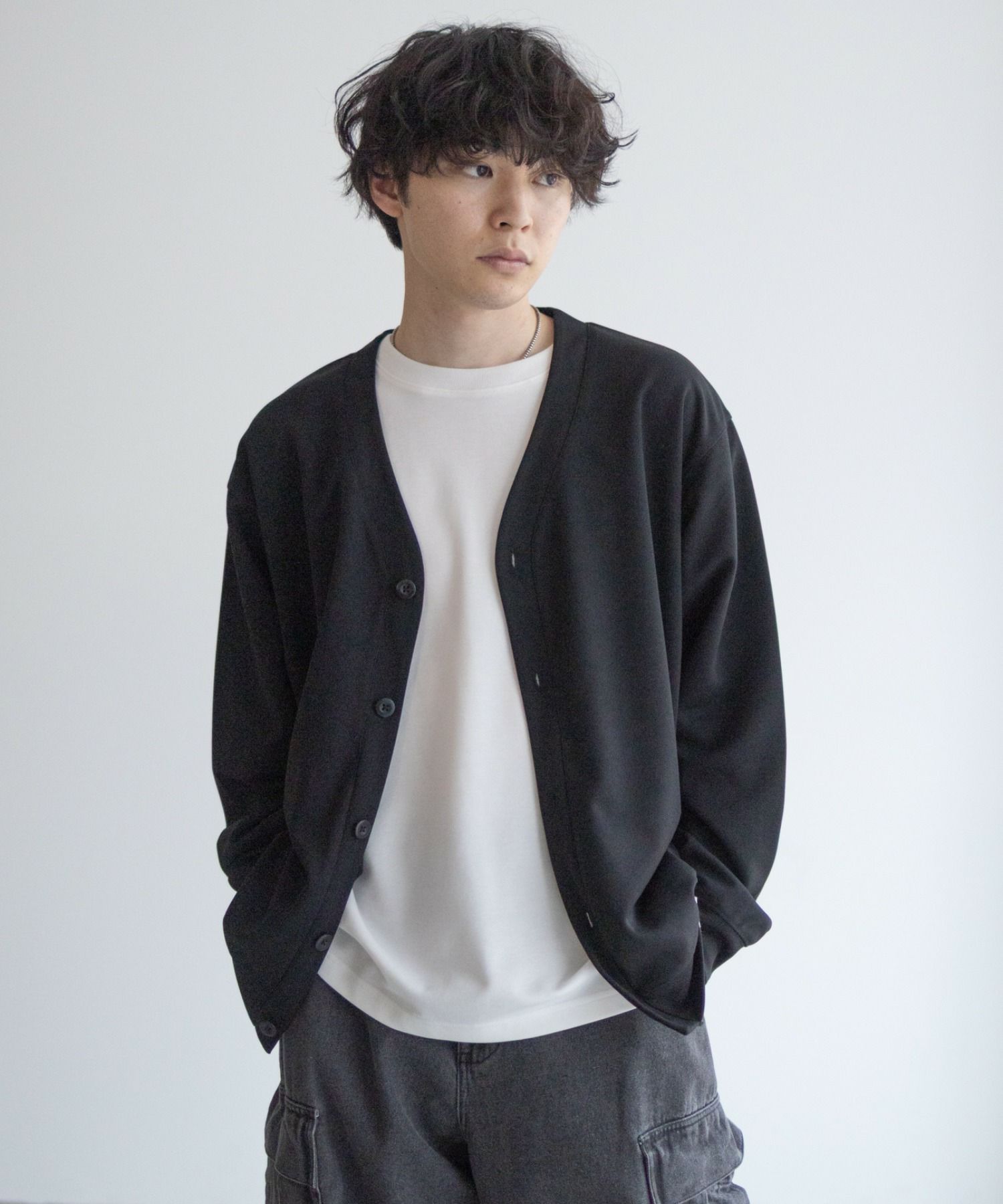 NAVY ジョーゼットカーディガン メンズ商品サムネイル-2