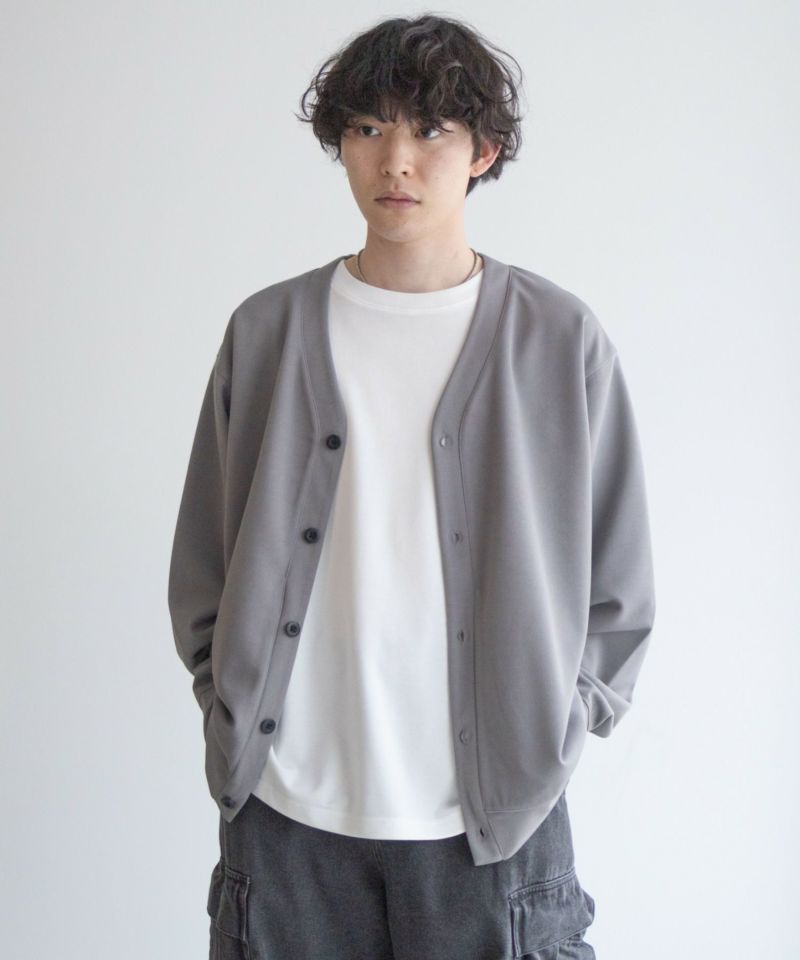 NAVY  ジョーゼットカーディガン メンズ商品画像-4