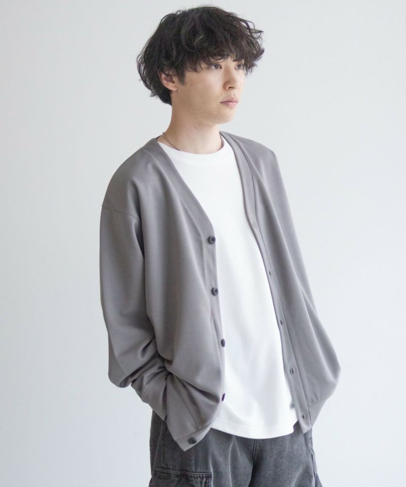 NAVY  ジョーゼットカーディガン メンズ商品画像-5