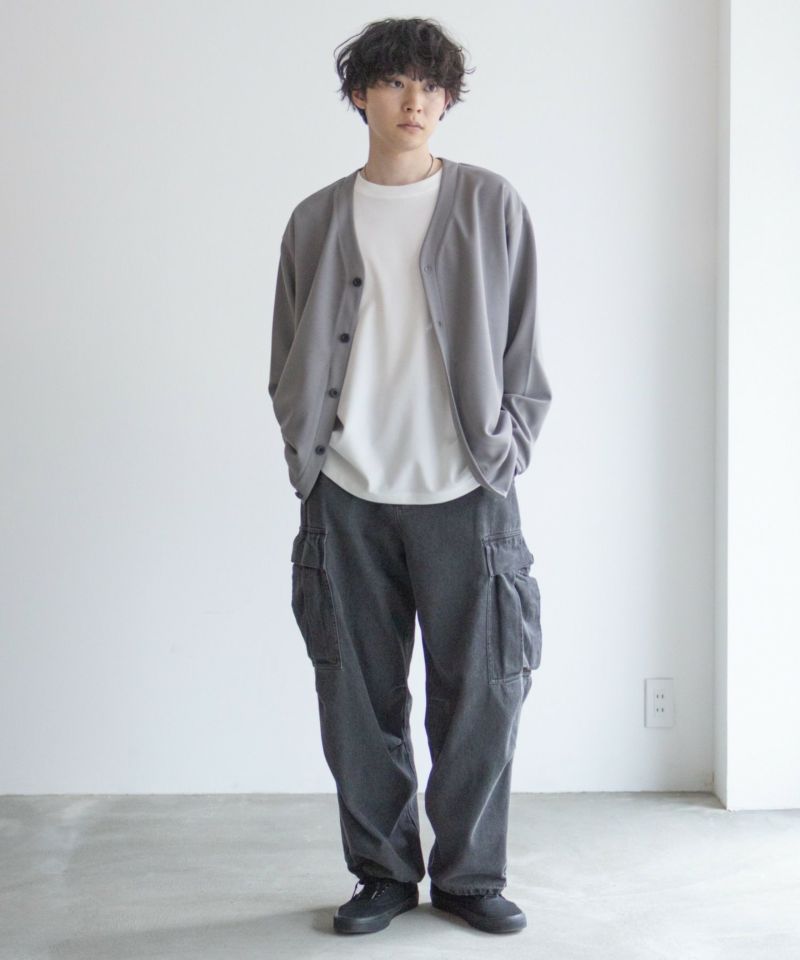 NAVY  ジョーゼットカーディガン メンズ商品画像-7