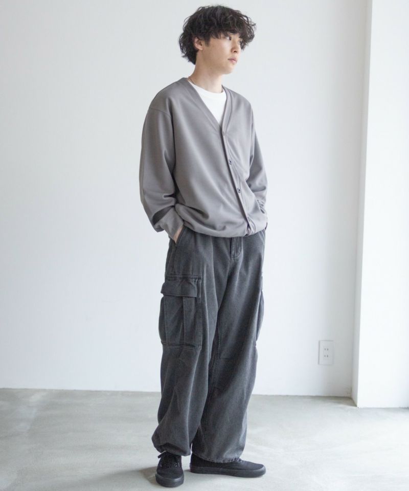 NAVY  ジョーゼットカーディガン メンズ商品画像-11