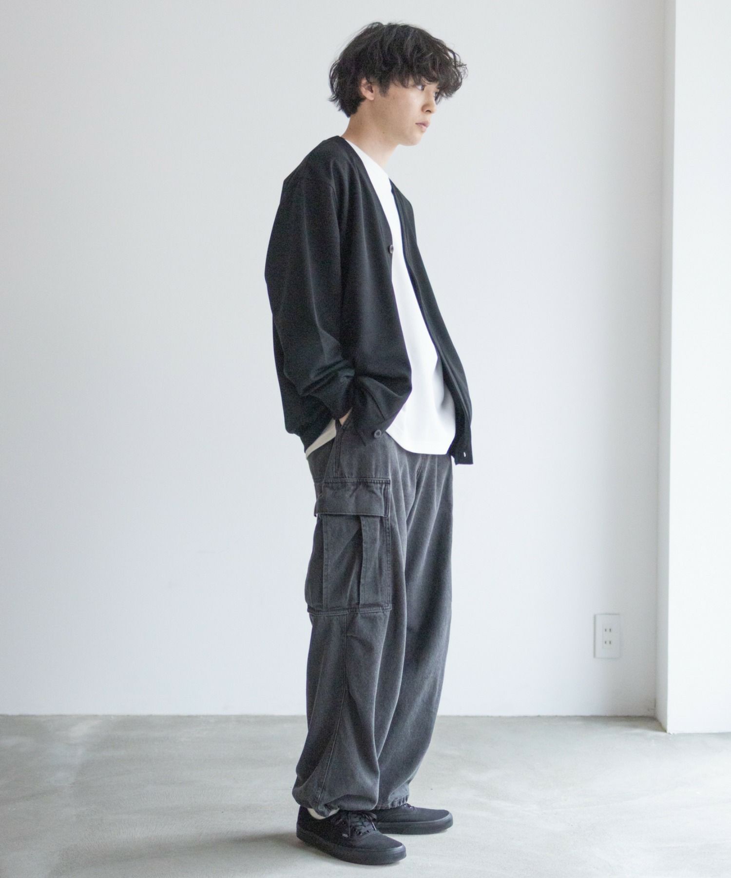 NAVY ジョーゼットカーディガン メンズ商品画像-16