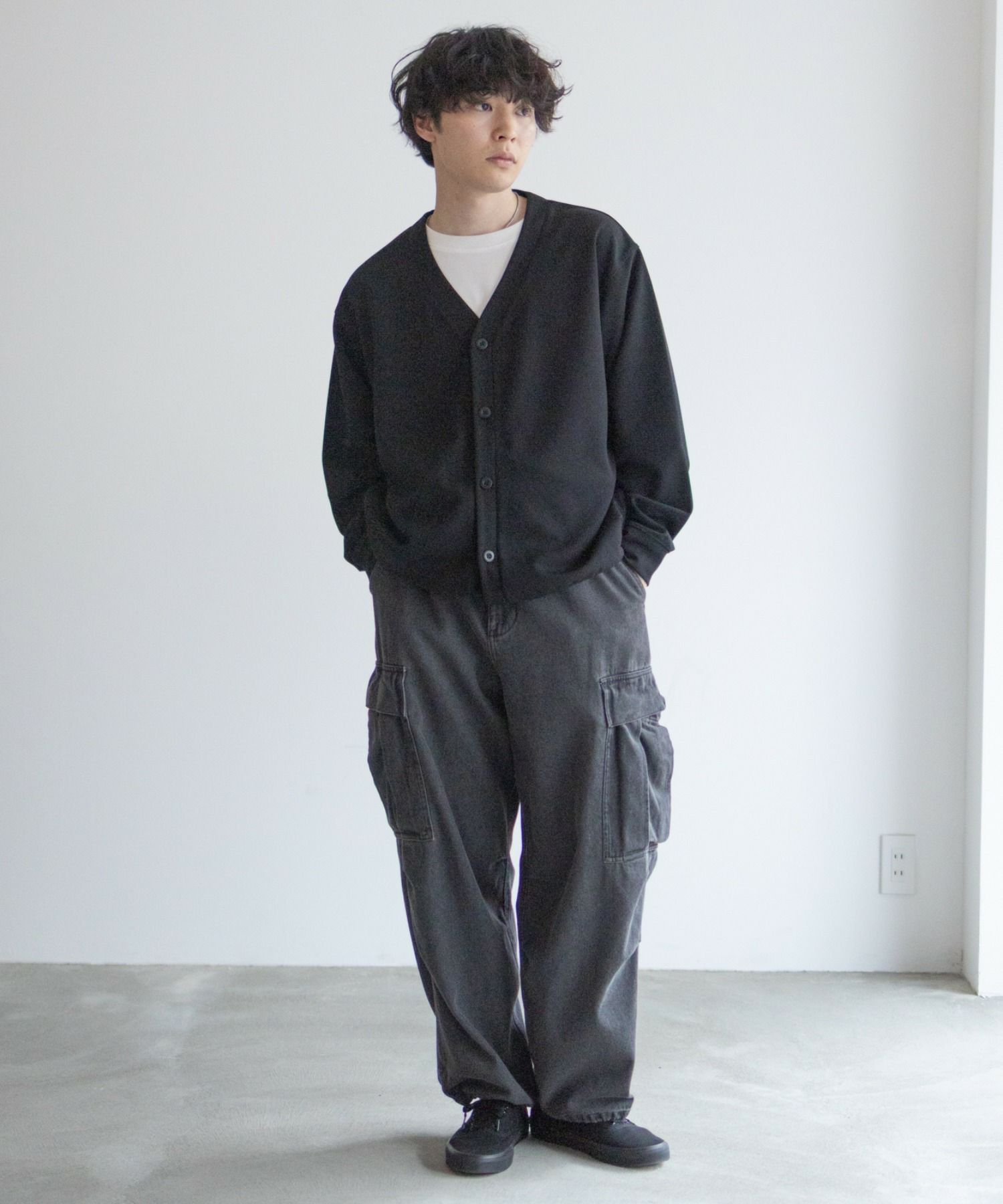 NAVY ジョーゼットカーディガン メンズ商品画像-18