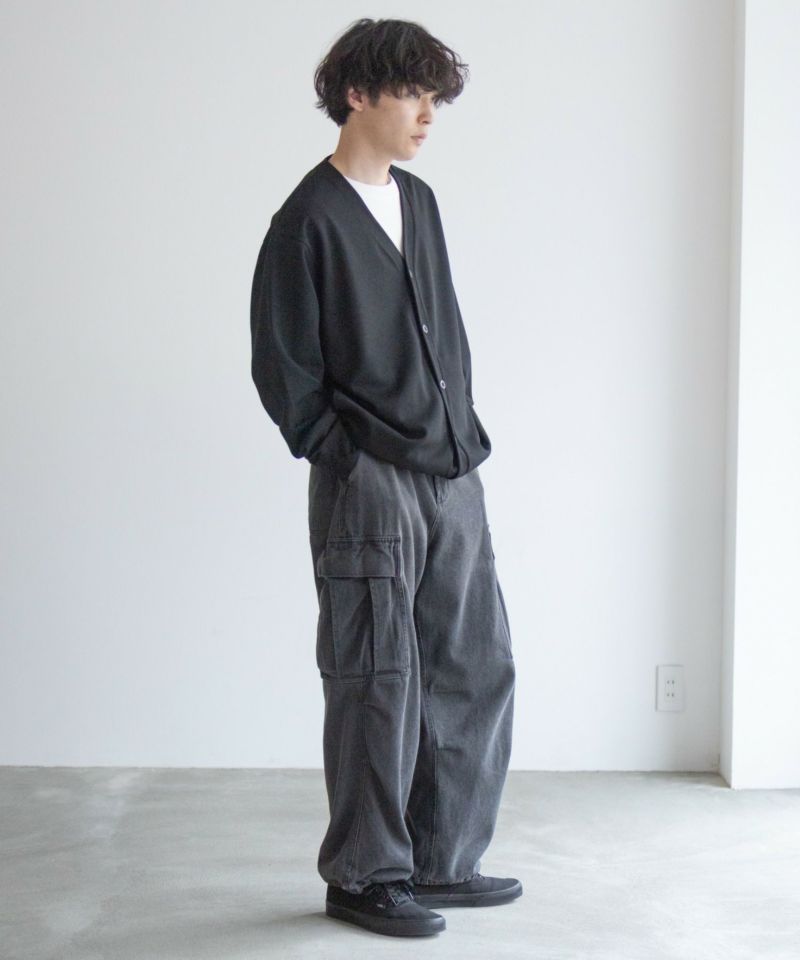 NAVY  ジョーゼットカーディガン メンズ商品画像-19