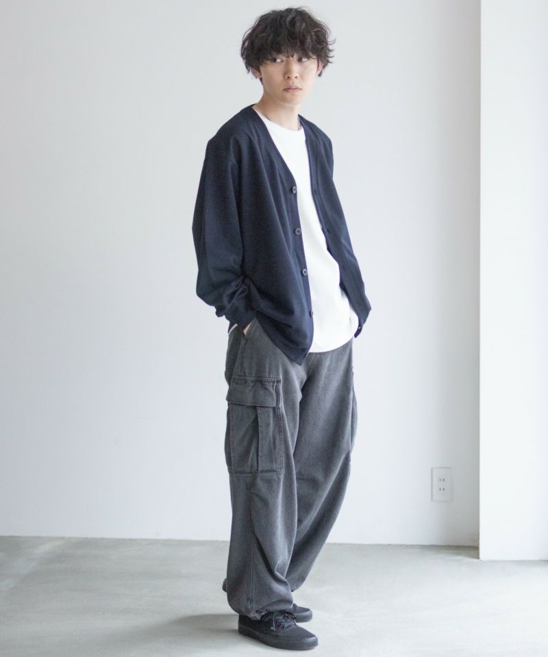 NAVY  ジョーゼットカーディガン メンズ商品画像-24