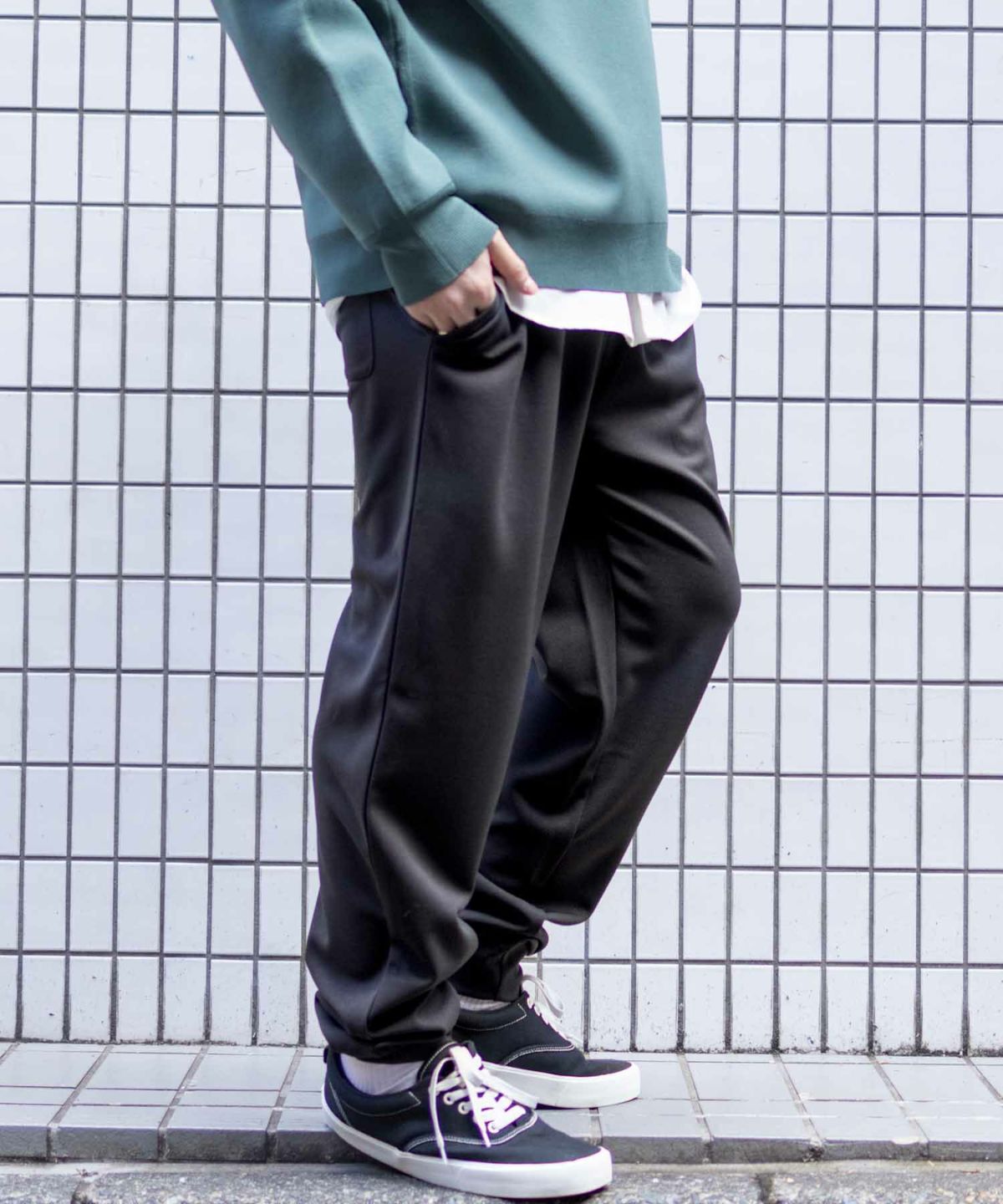 NAVY ジョーゼットジョガーパンツ メンズ