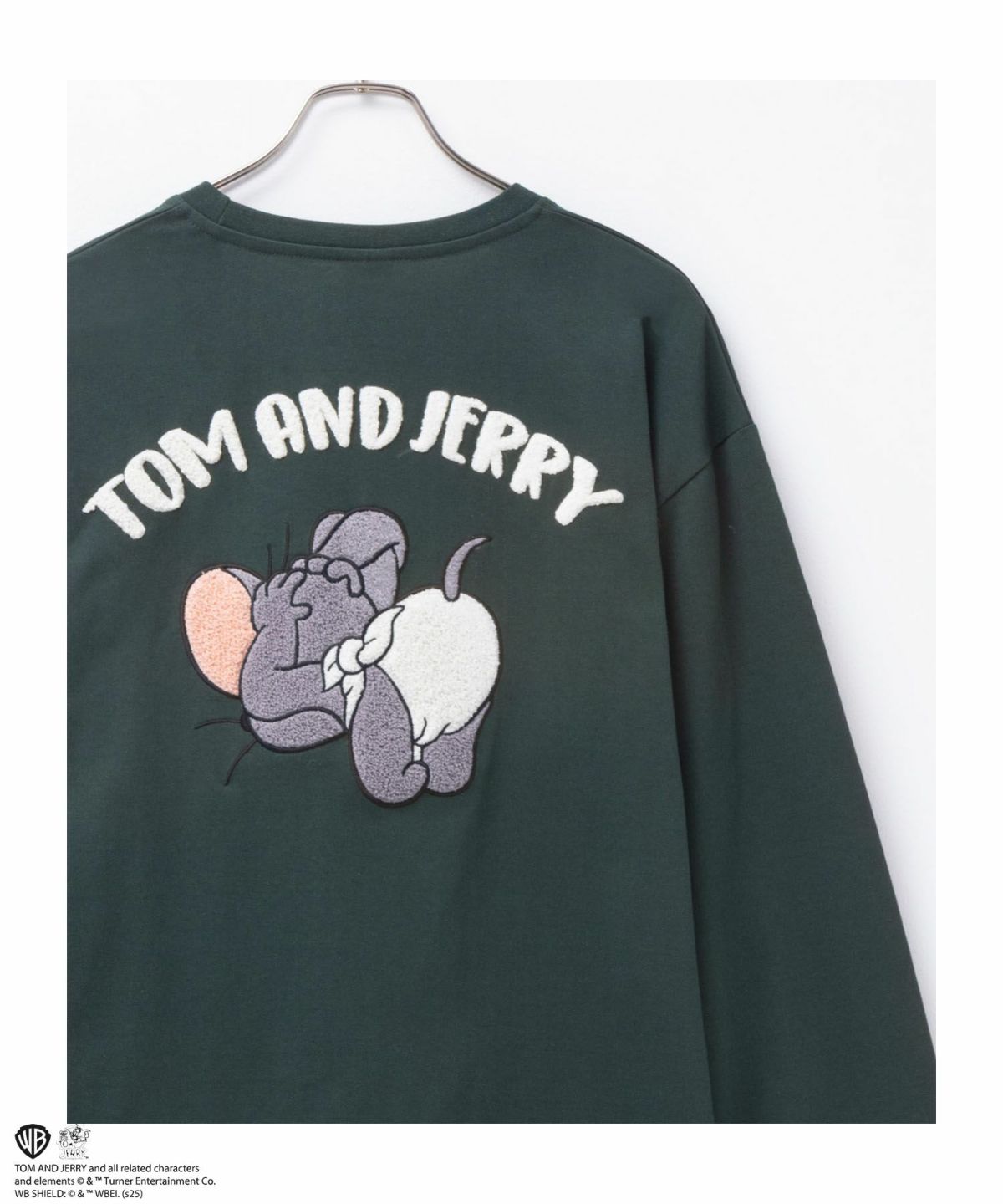 Tom and Jerry タフィー サガラ長袖Tシャツ メンズ