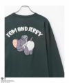 Tom and Jerry タフィー サガラ長袖Tシャツ メンズ