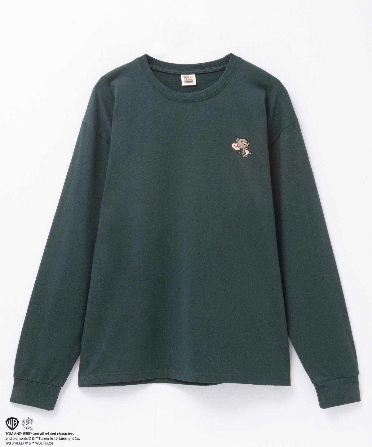 Tom and Jerry タフィー サガラ長袖Tシャツ メンズ