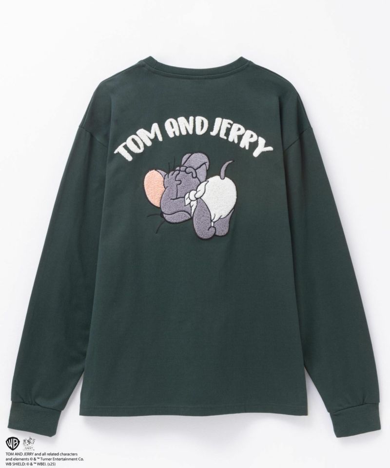 Tom and Jerry タフィー サガラ長袖Tシャツ メンズ商品画像-4