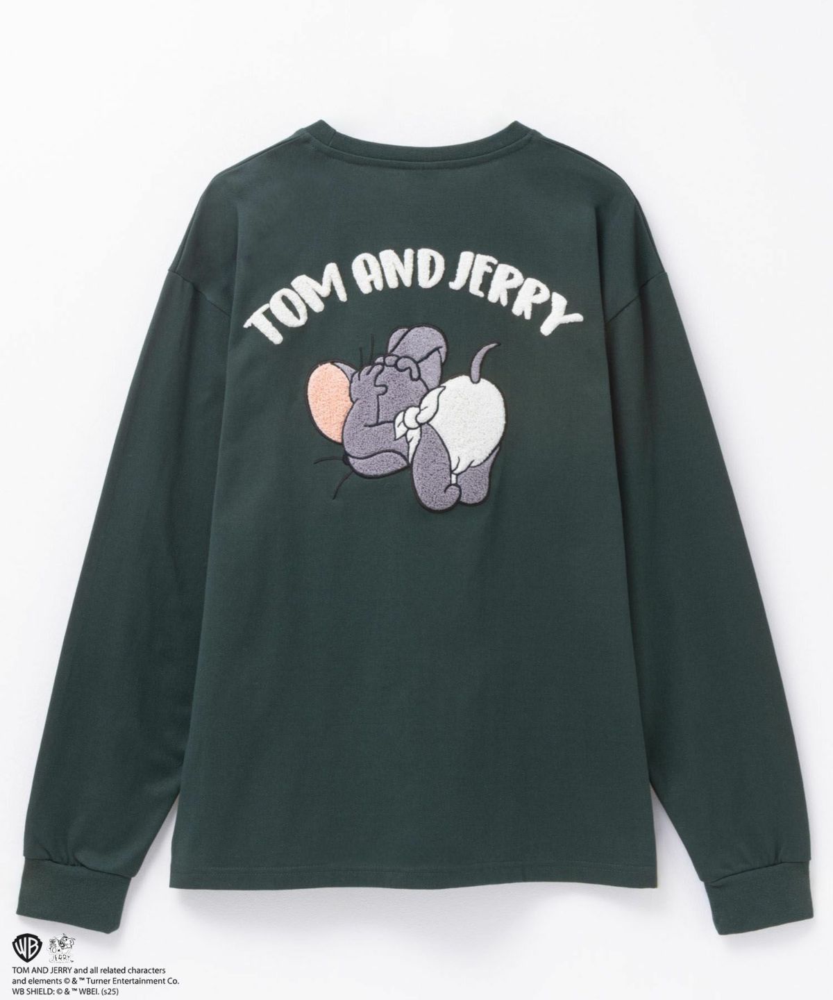 Tom and Jerry タフィー サガラ長袖Tシャツ メンズ