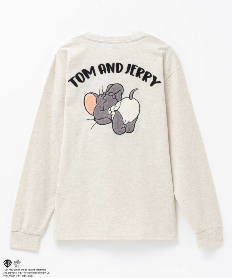 Tom and Jerry タフィー サガラ長袖Tシャツ メンズ商品画像-6