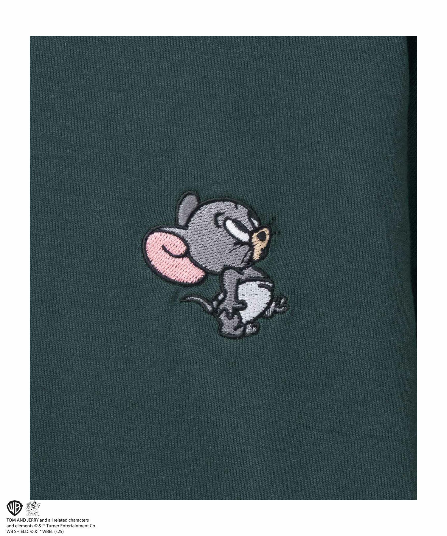 Tom and Jerry タフィー サガラ長袖Tシャツ メンズ