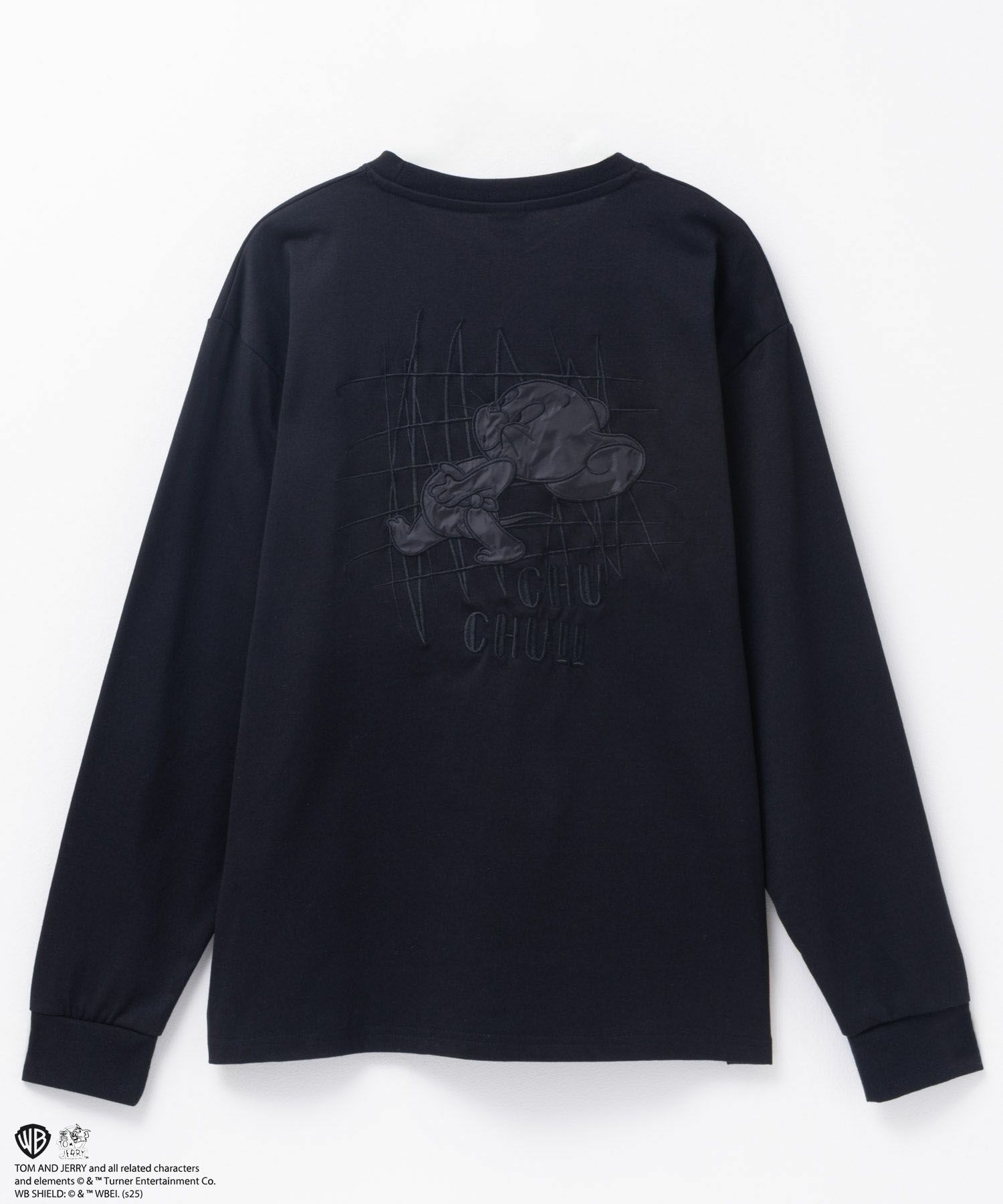 Tom and Jerry バックサテン刺繍長袖Tシャツ メンズ商品サムネイル-4