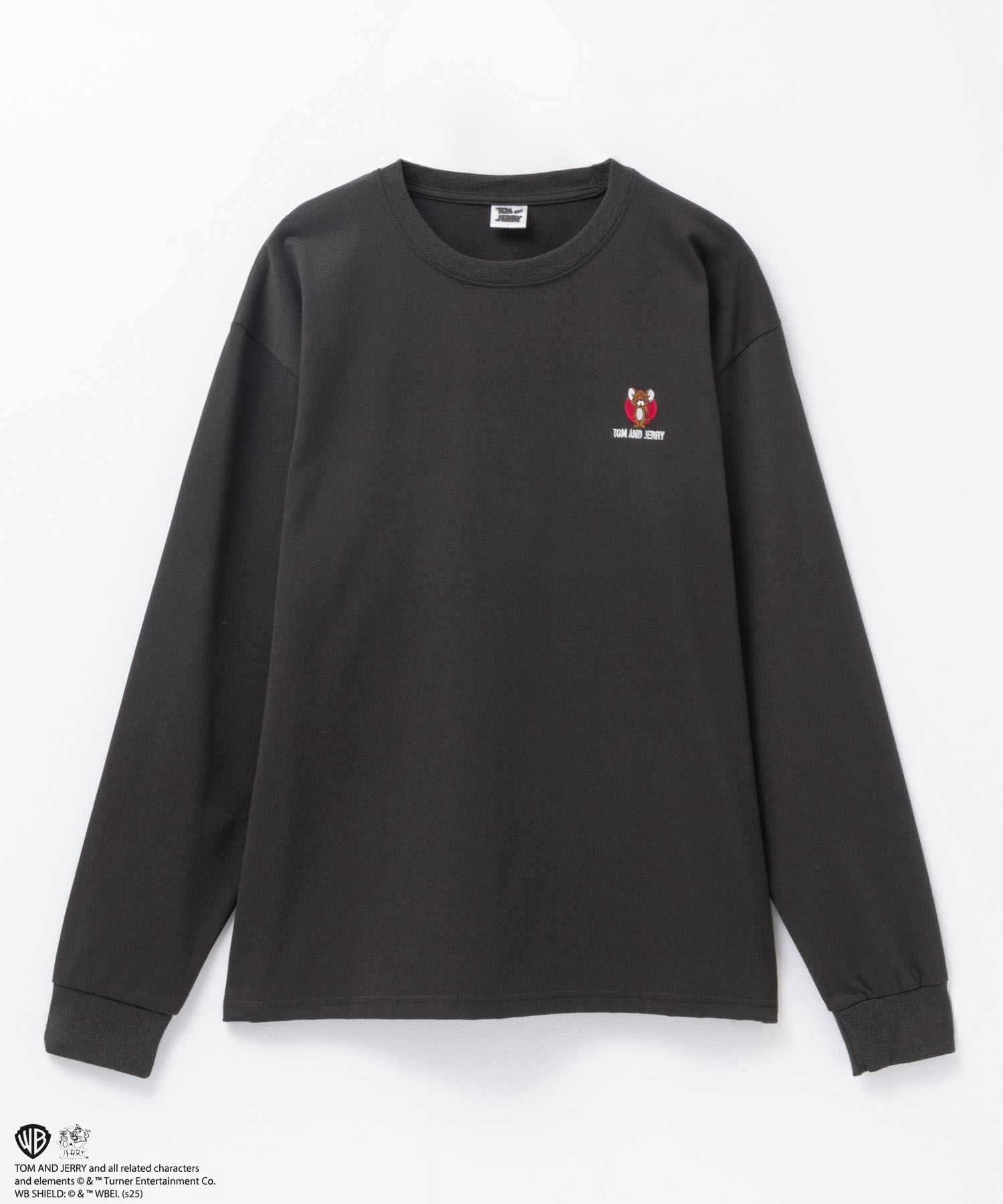 Tom and Jerry ロゴ刺繍集合長袖Tシャツ メンズ商品画像-3