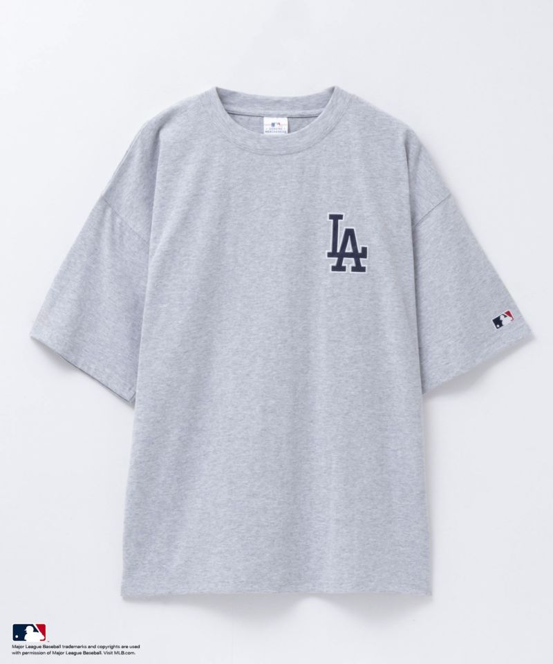 MLB  ツイルワッペンTシャツ メンズ メール便 対応商品商品画像-4