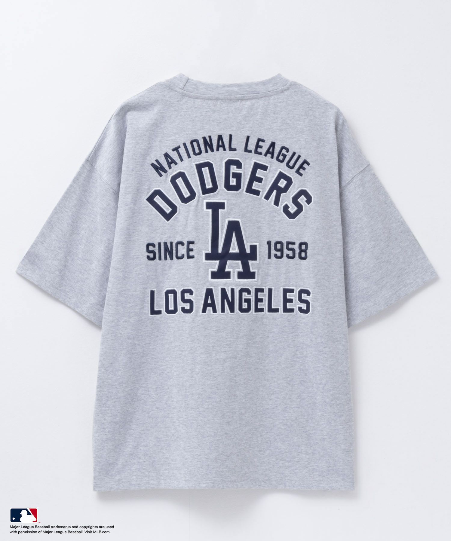 MLB  ツイルワッペンTシャツ メンズ メール便 対応商品商品画像-5