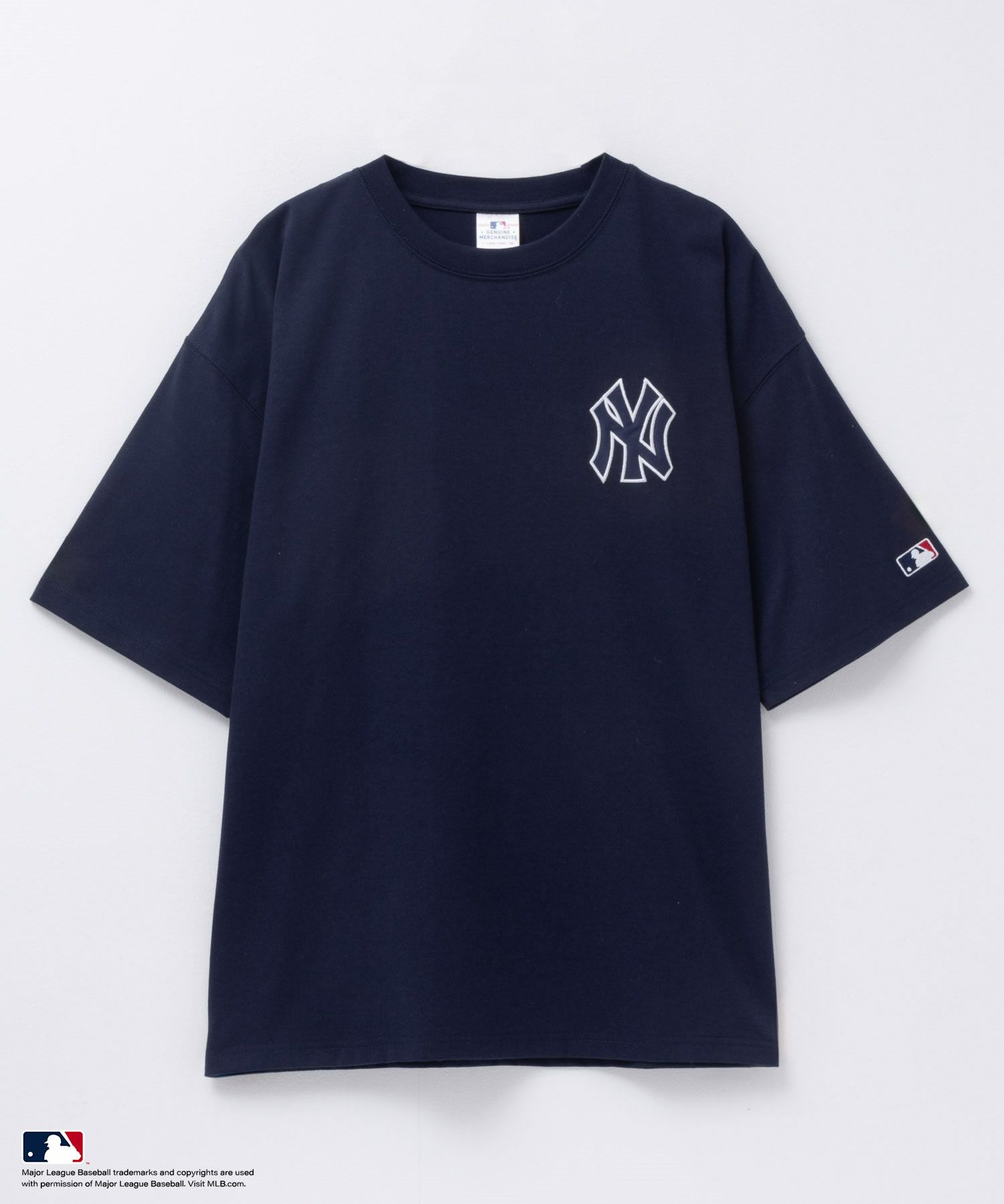 MLB  ツイルワッペンTシャツ メンズ メール便 対応商品商品画像-8