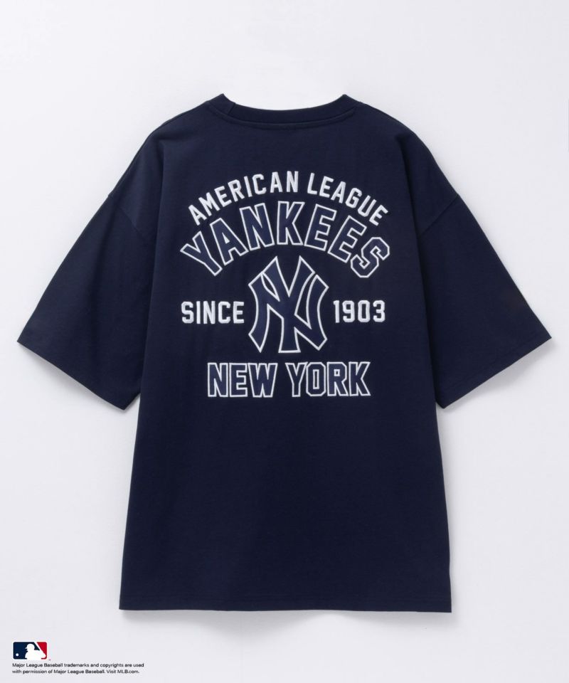 MLB  ツイルワッペンTシャツ メンズ メール便 対応商品商品画像-9