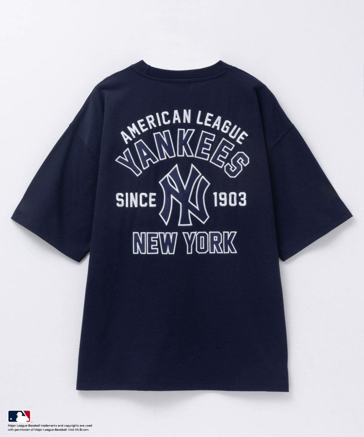 MLB ツイルワッペンTシャツ メンズ ネコポス 対応商品