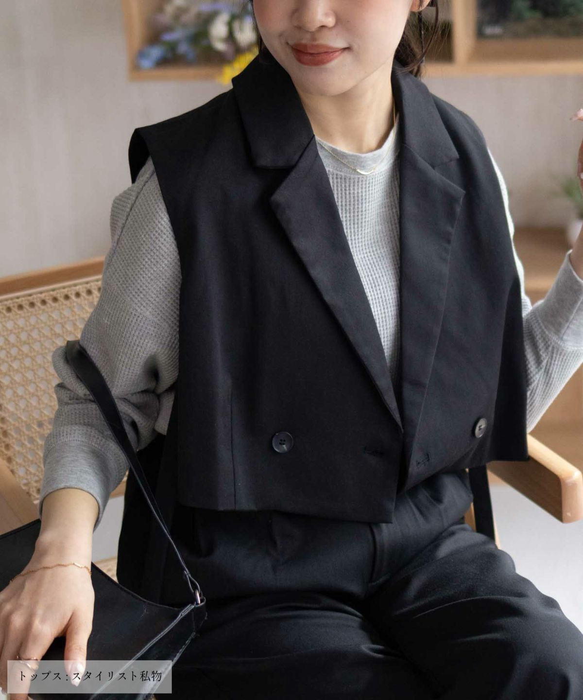 nAvy ワッフル長袖Tシャツ レディース ネコポス 対応商品