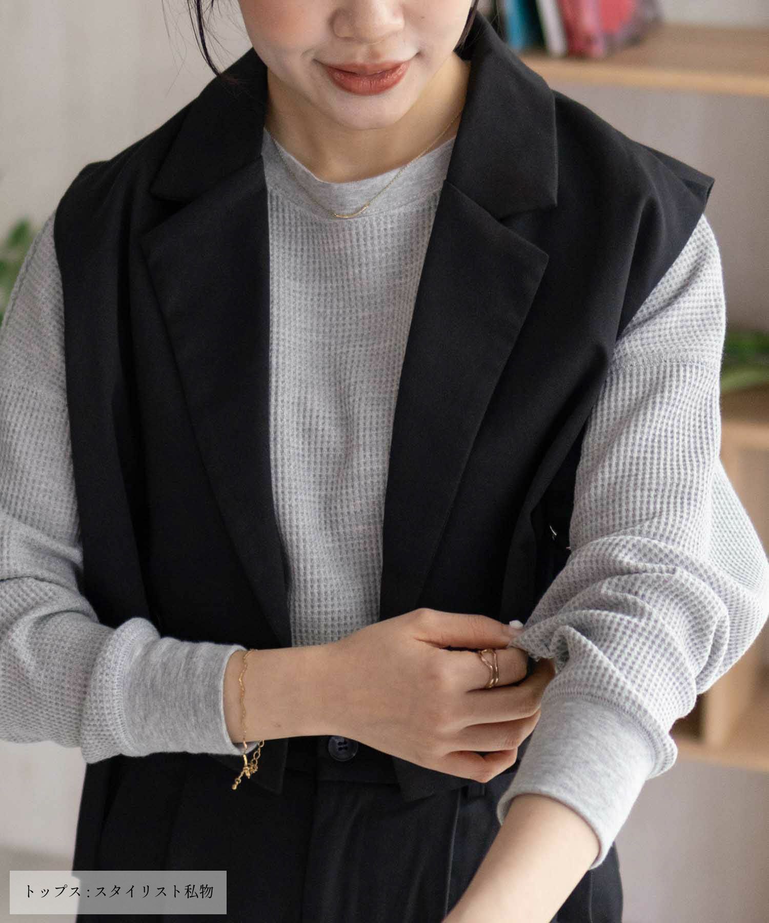 nAvy ワッフル長袖Tシャツ レディース ネコポス 対応商品