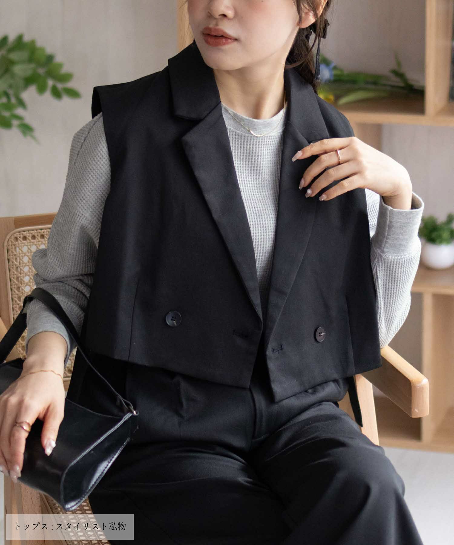 nAvy ワッフル長袖Tシャツ レディース ネコポス 対応商品