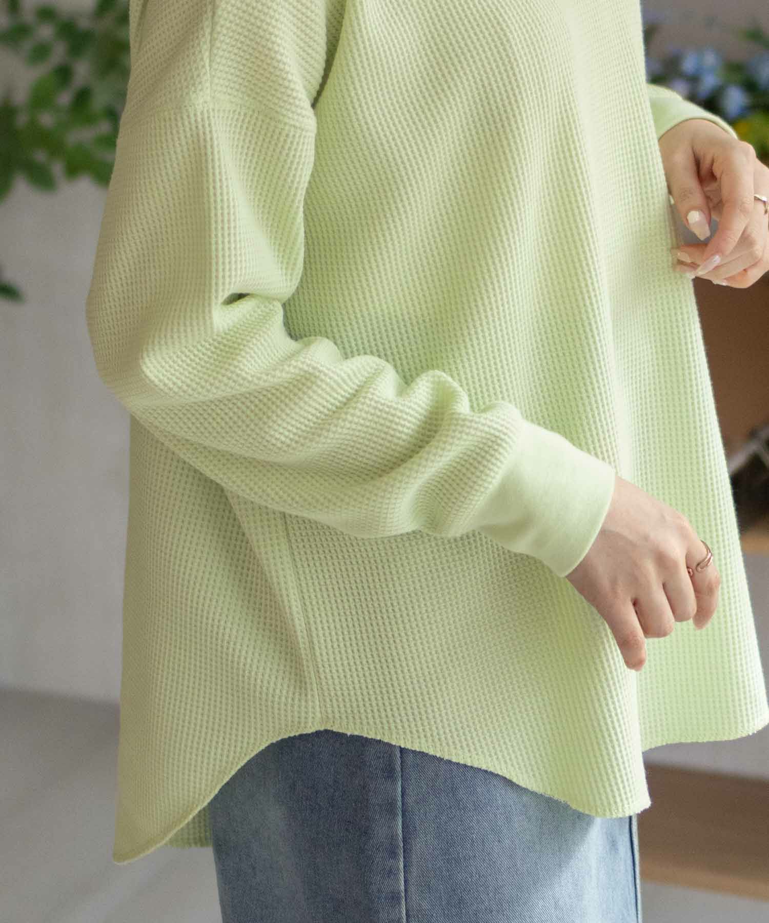 nAvy ワッフル長袖Tシャツ レディース ネコポス 対応商品