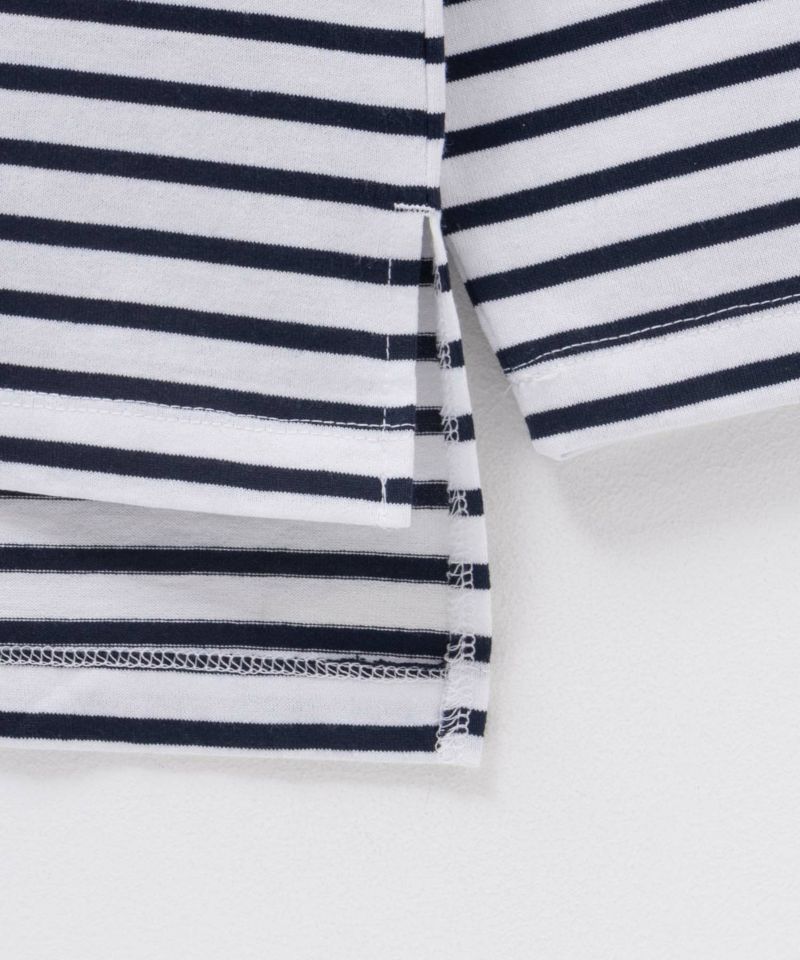 nAvy ボーダー長袖Tシャツ レディース