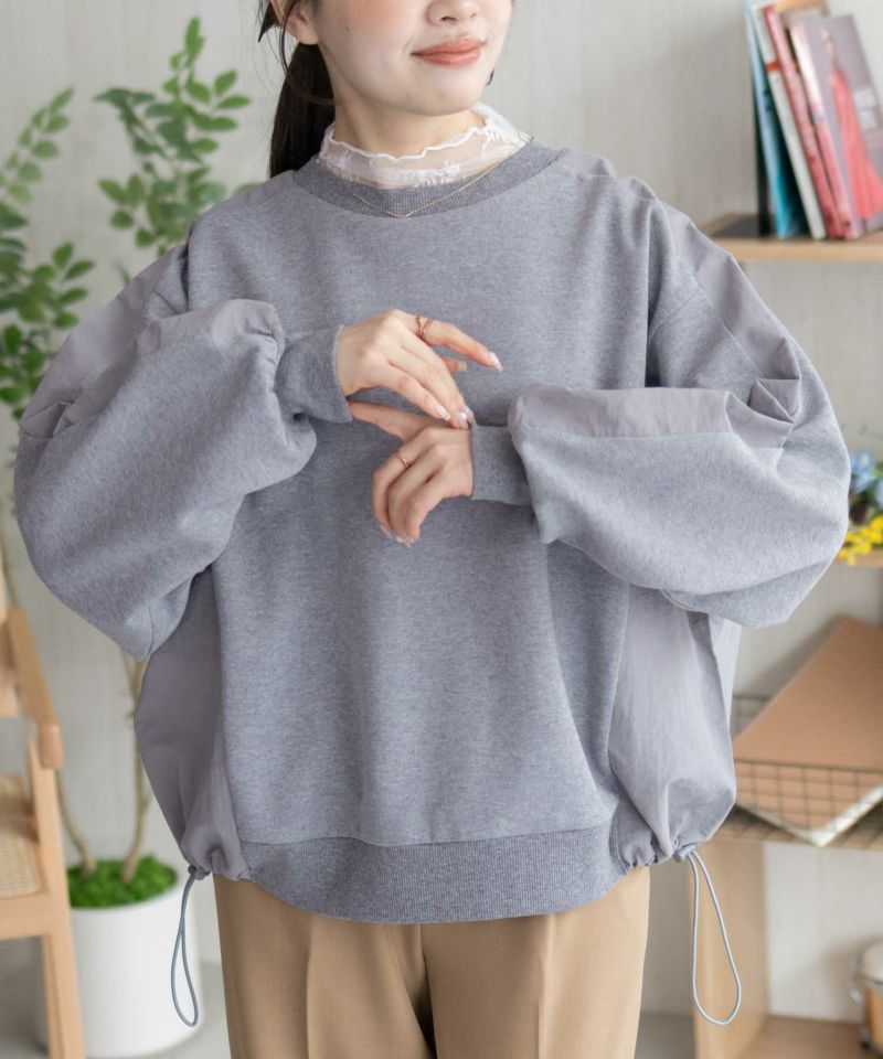 nAvy  異素材切替プルオーバー レディース商品画像-1