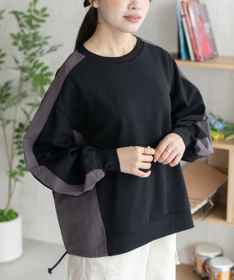 nAvy  異素材切替プルオーバー レディース商品画像-2
