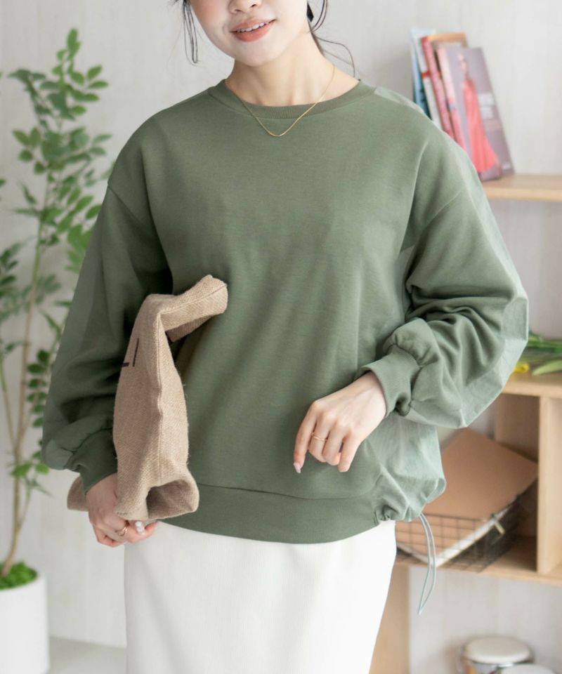 nAvy 異素材切替プルオーバー レディース商品画像-3