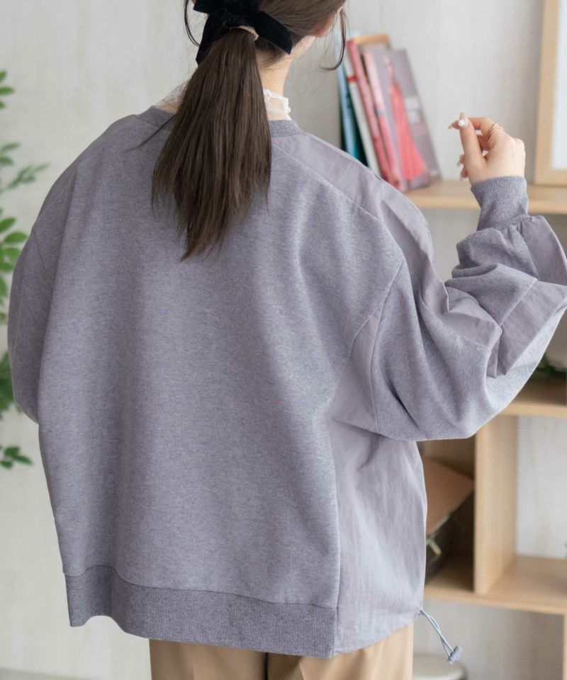 nAvy 異素材切替プルオーバー レディース商品画像-6