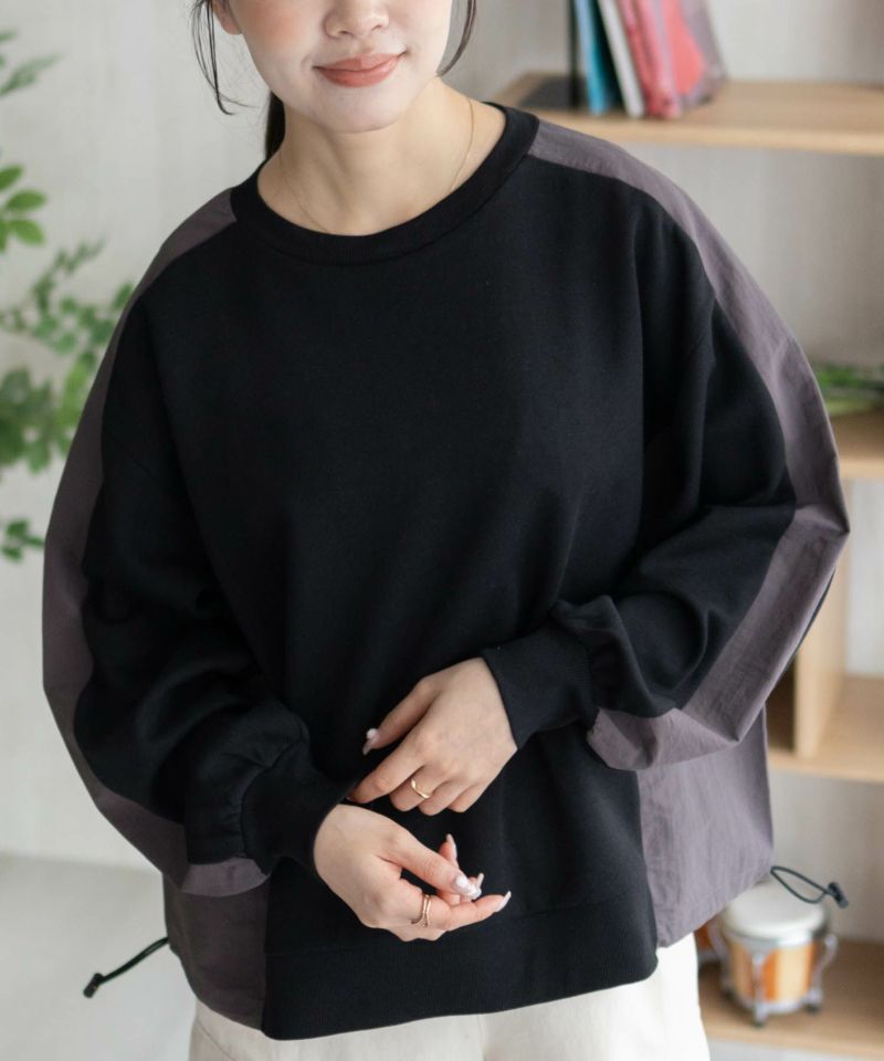 nAvy 異素材切替プルオーバー レディース商品画像-13