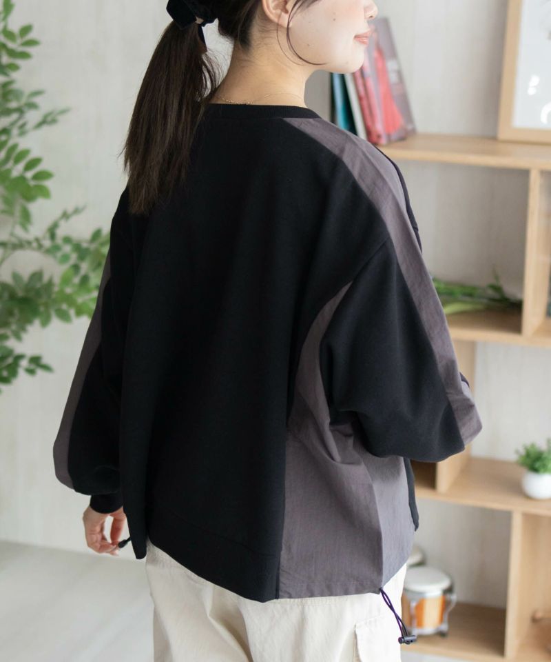 nAvy  異素材切替プルオーバー レディース商品画像-14