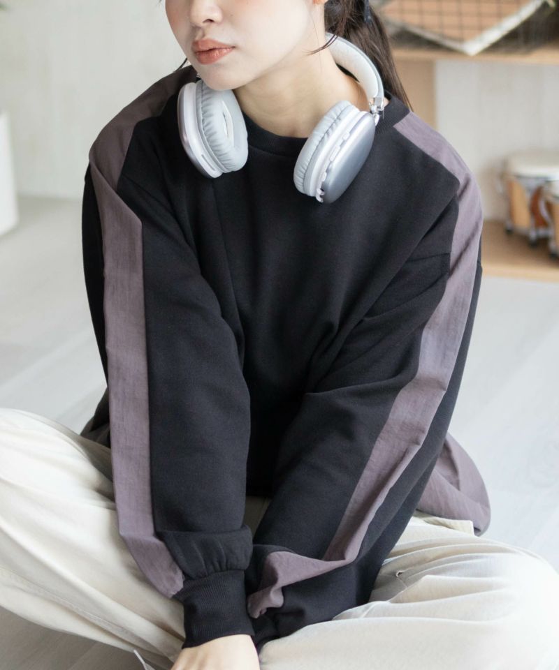 nAvy  異素材切替プルオーバー レディース商品画像-15