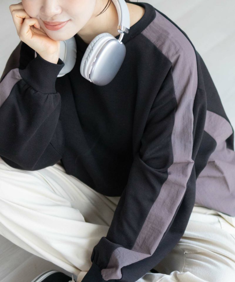 nAvy  異素材切替プルオーバー レディース商品画像-16