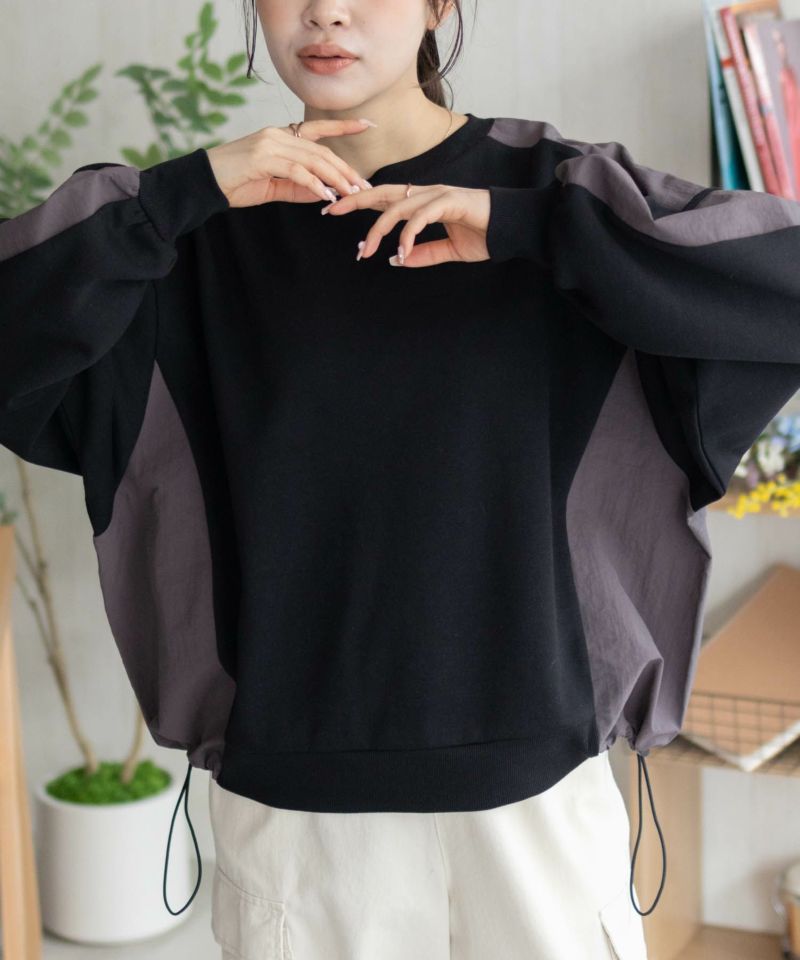nAvy  異素材切替プルオーバー レディース商品画像-18