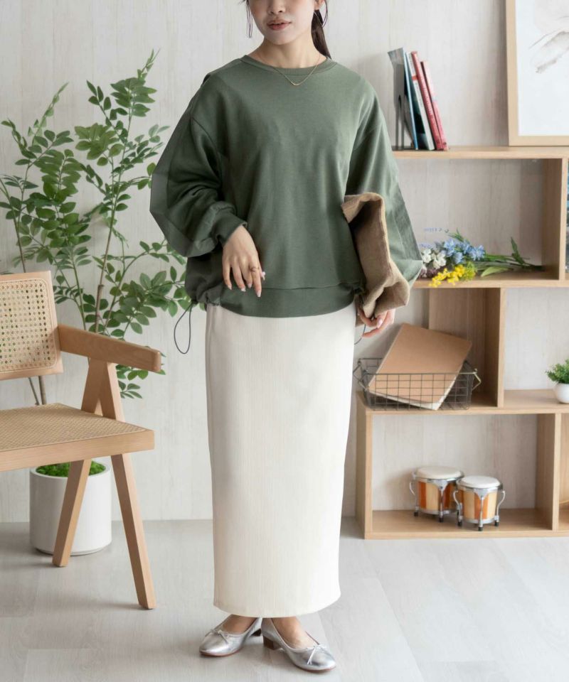 nAvy  異素材切替プルオーバー レディース商品画像-26