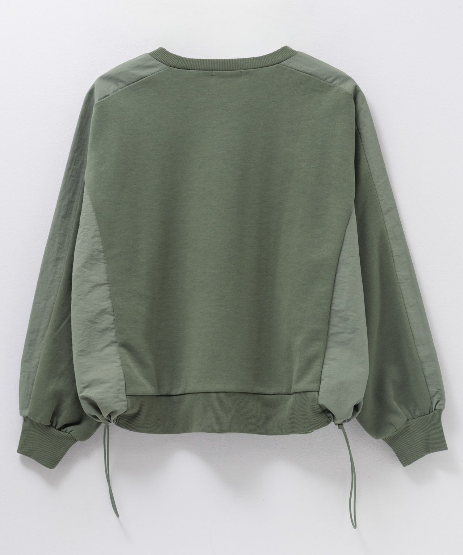 nAvy 異素材切替プルオーバー レディース