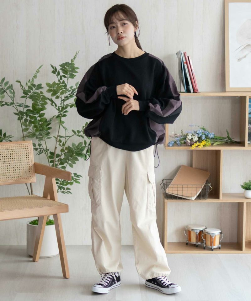 nAvy 異素材切替プルオーバー レディース商品画像-38