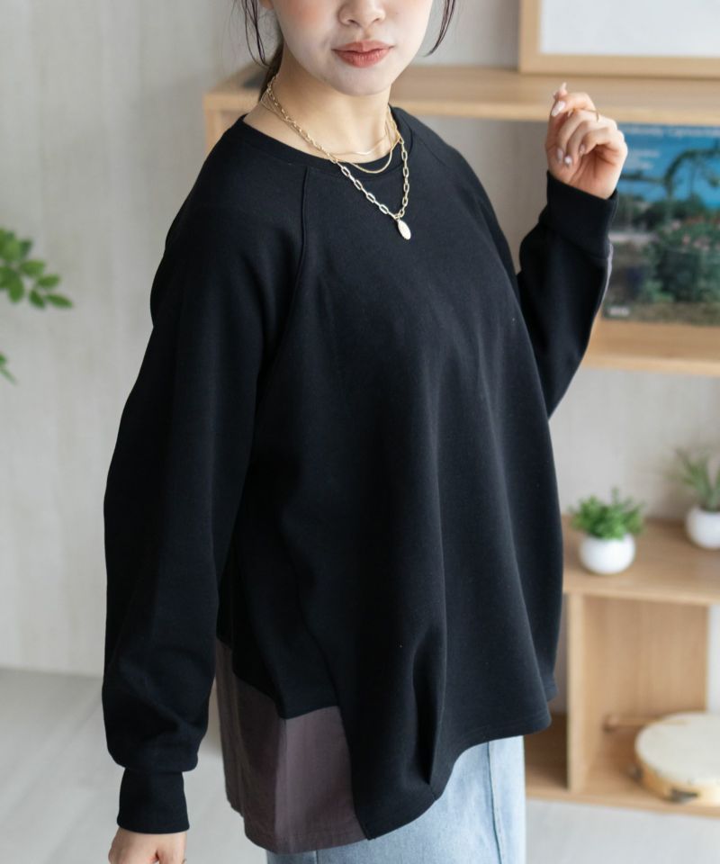 nAvy  異素材切替プルオーバー レディース商品画像-2