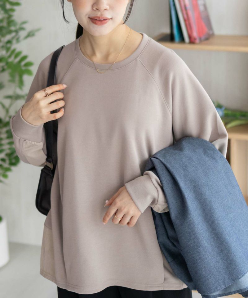 nAvy  異素材切替プルオーバー レディース商品画像-3