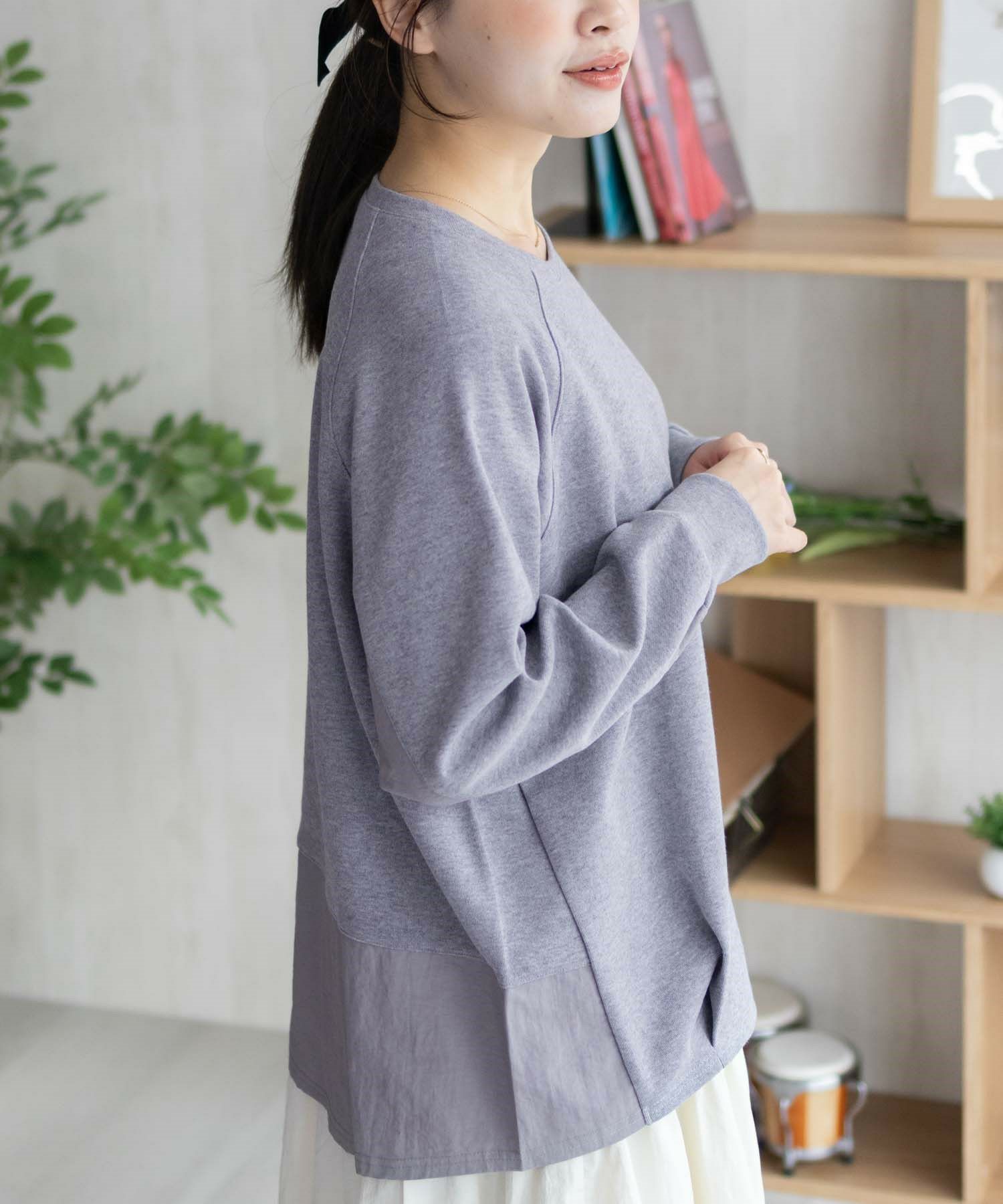 nAvy  異素材切替プルオーバー レディース商品画像-9