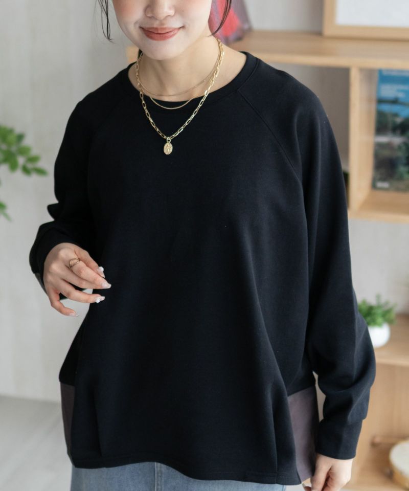 nAvy  異素材切替プルオーバー レディース商品画像-12