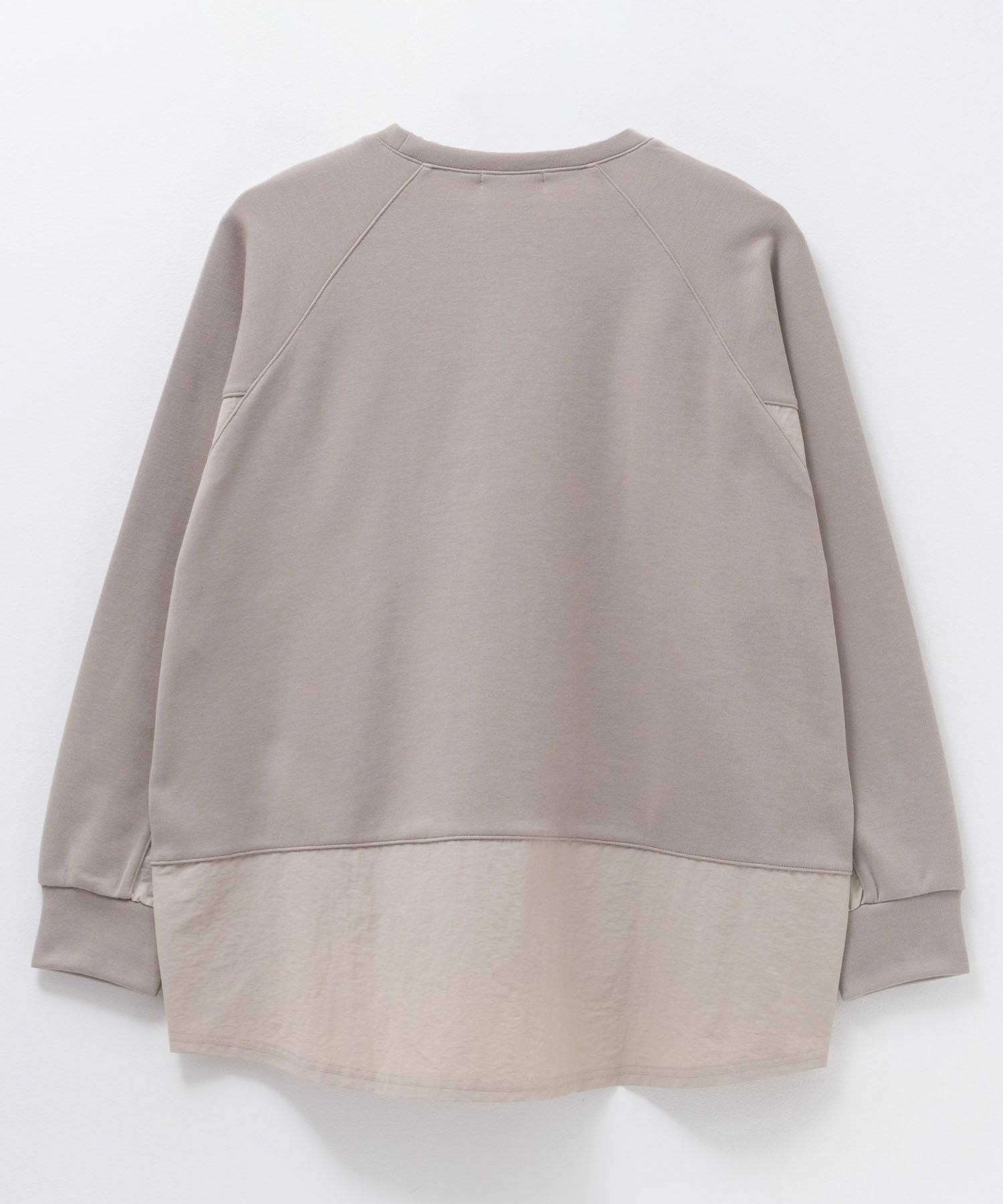 nAvy 異素材切替プルオーバー レディース