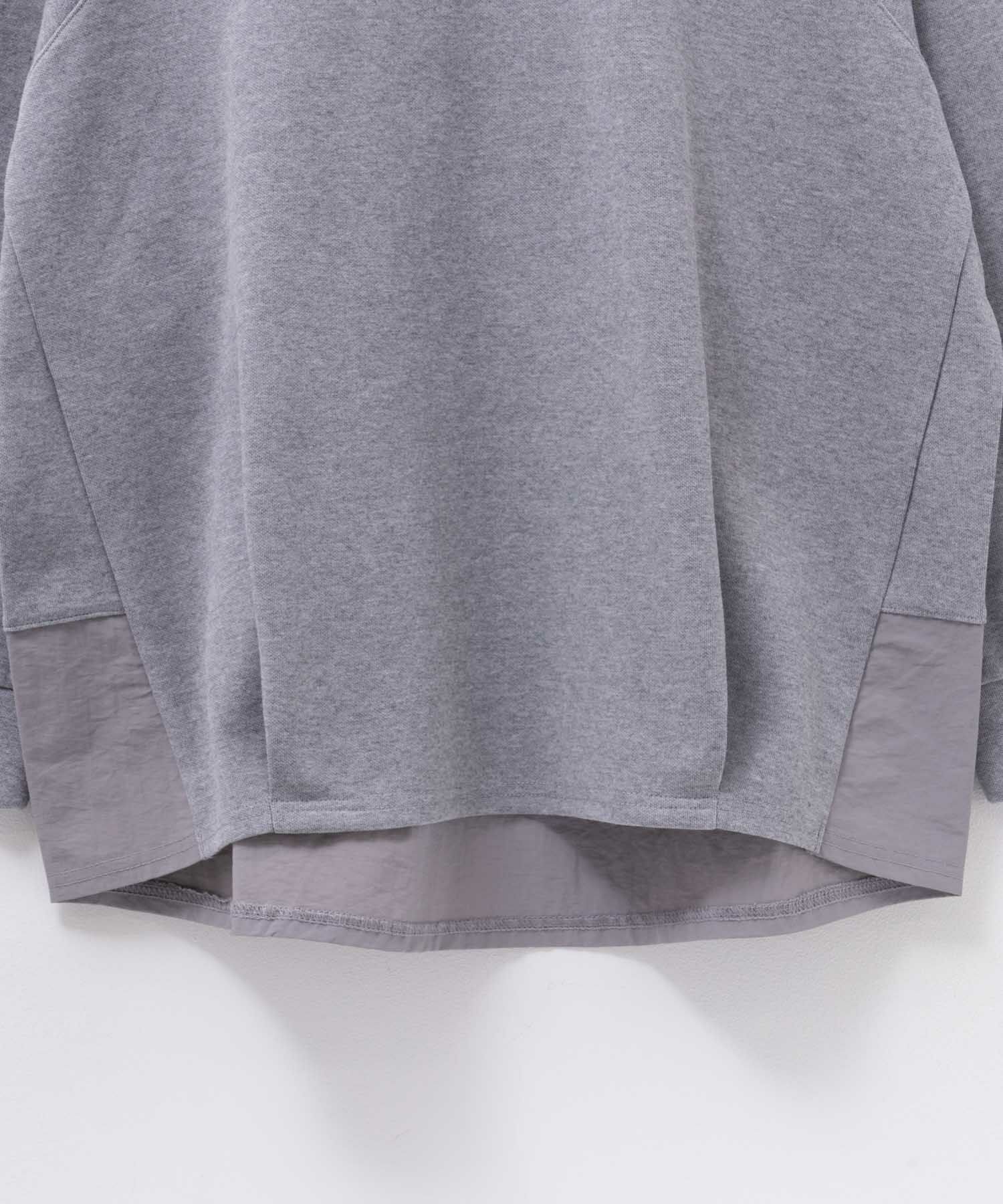 nAvy 異素材切替プルオーバー レディース