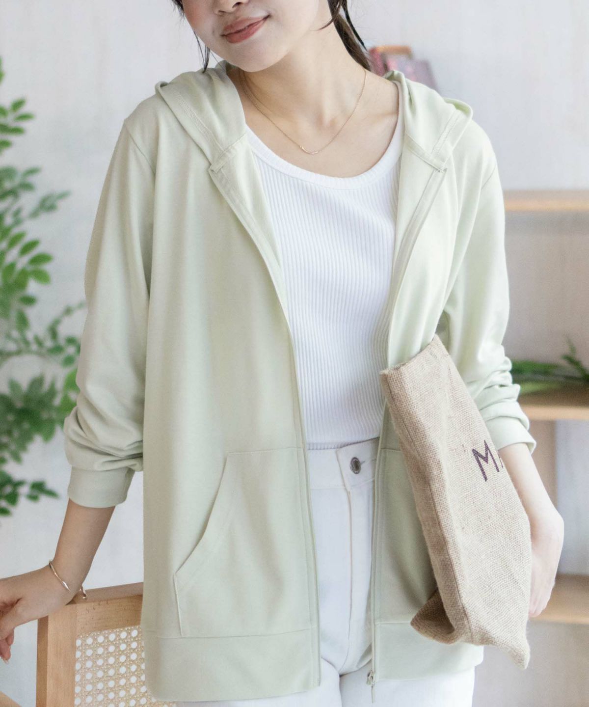 NAVY SARARI UVカットパーカー ドライ レディース