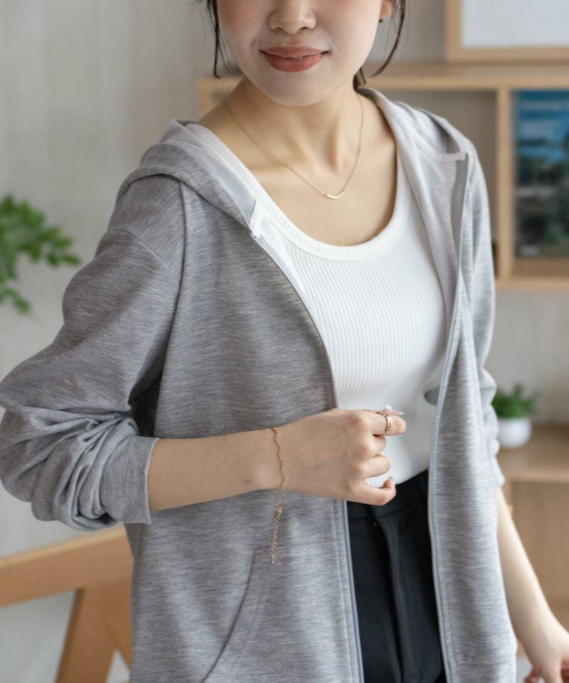 nAvy SARARI UVカットパーカー ドライ レディース商品画像-7